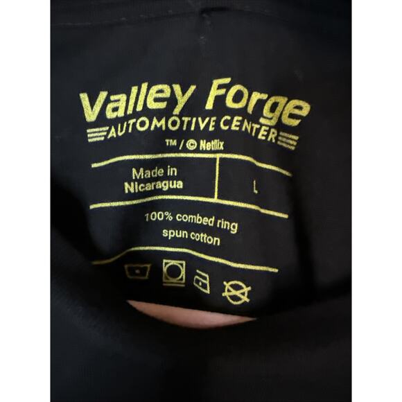 Valley Forge Automotive Center Tee T-Shirt, Large, Black - Picture 2 of 3